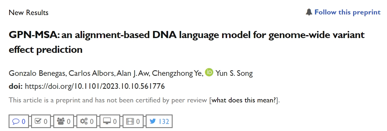 DNA 语言模型 GPN 在突变效应预测中的应用及表现